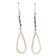 Beaded Blue Earrings