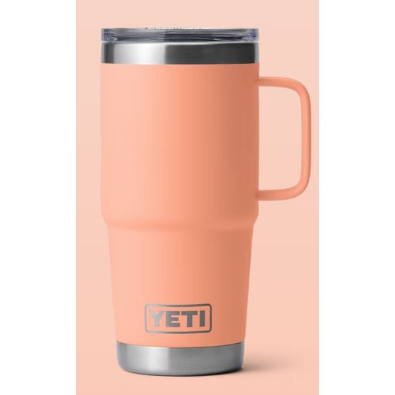 Yeti Rambler 591ml Travel Mug w/Stronghold Lid - Lowcountry Peach