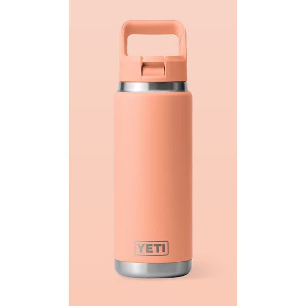 Yeti Rambler 769 ml Water Bottle w/Straw Cap - Lowcountry Peach