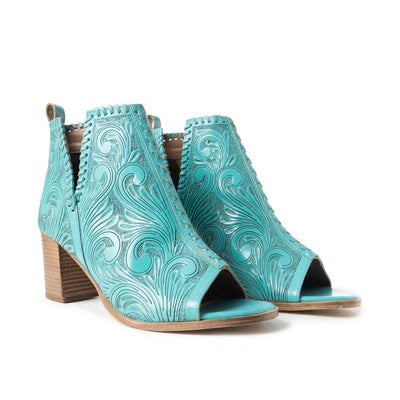 Myra Women's Persimmonee Boots- Turquoise