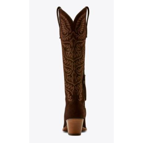 Ariat Women's Laramie StretchFit Western Boots - French Roast Suede