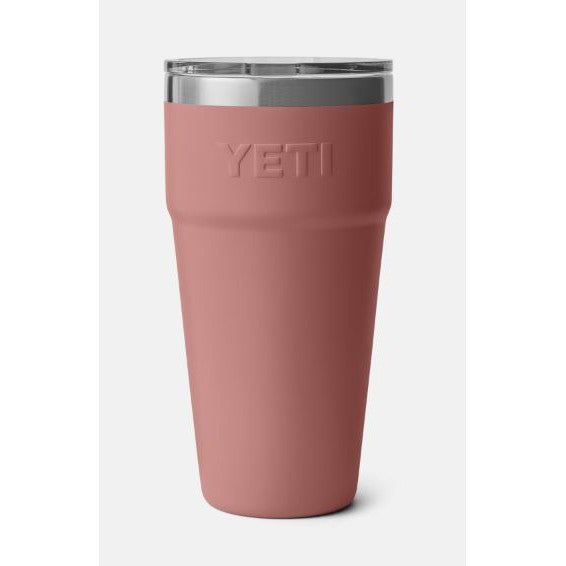 Yeti Rambler 887ml Stackable Cup w/Magslider Lid - Sandstone Pink