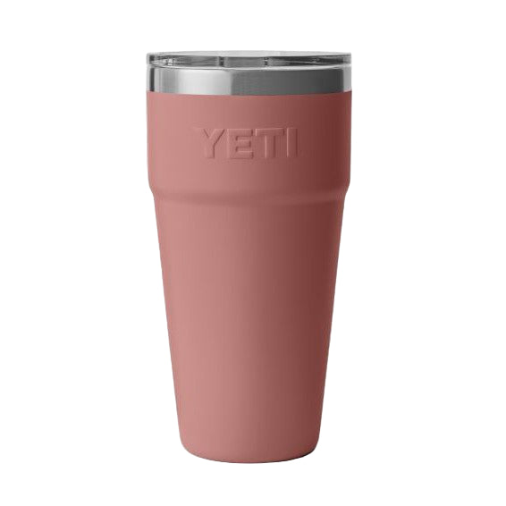Yeti Rambler 887ml Stackable Cup w/Magslider Lid - Sandstone Pink