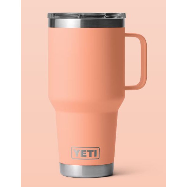 Yeti Rambler 887ml Travel Mug w/Stronghold Lid - Lowcountry Peach