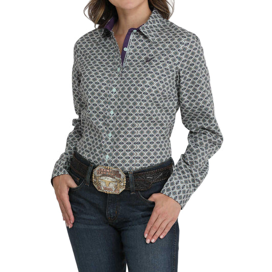 Cinch Women's Long Sleeve Print Western Shirt - Multi