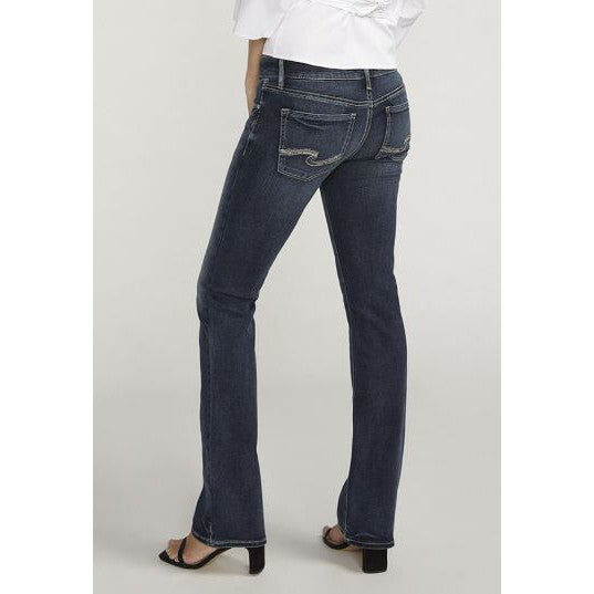 Silver Women's Britt Low Rise Slim Bootcut Jeans - Indigo