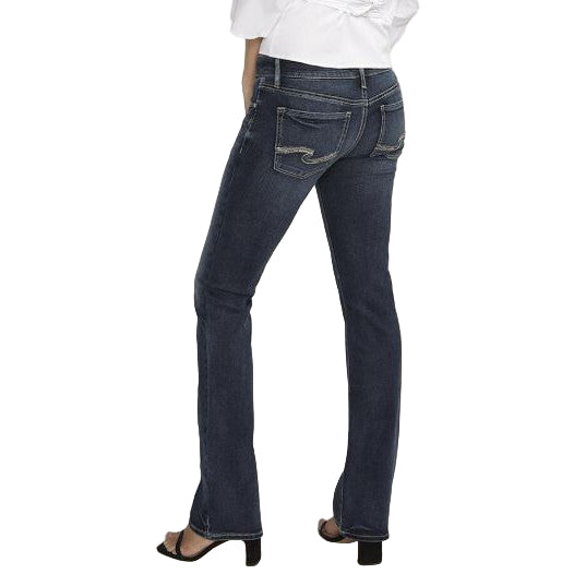 Silver Women's Britt Low Rise Slim Bootcut Jeans - Indigo