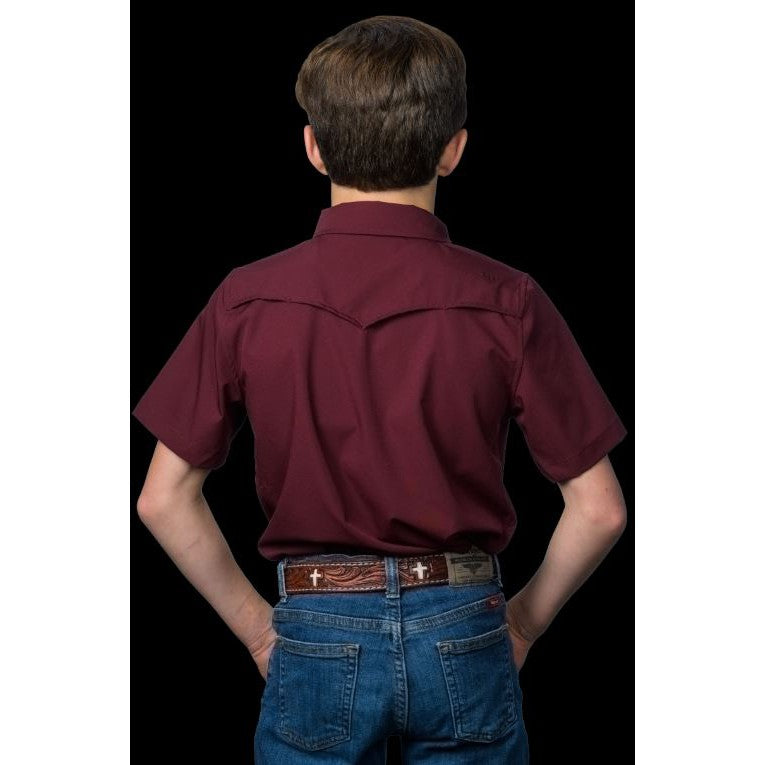 Ferrell Brand CORE Kid's Unisex Short Sleeve Snap Shirt- Multiple Colors