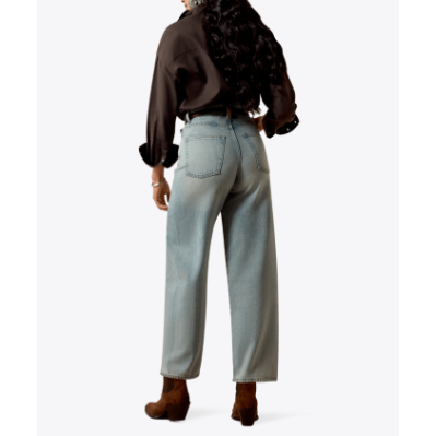 Ariat Women's Ultra High Rise Jazmine Barrel Jeans- Merrimack