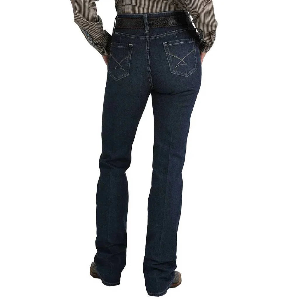 Cinch Women's High Rise Slim Boot Cut Keri Jeans- Indigo Dark Wash