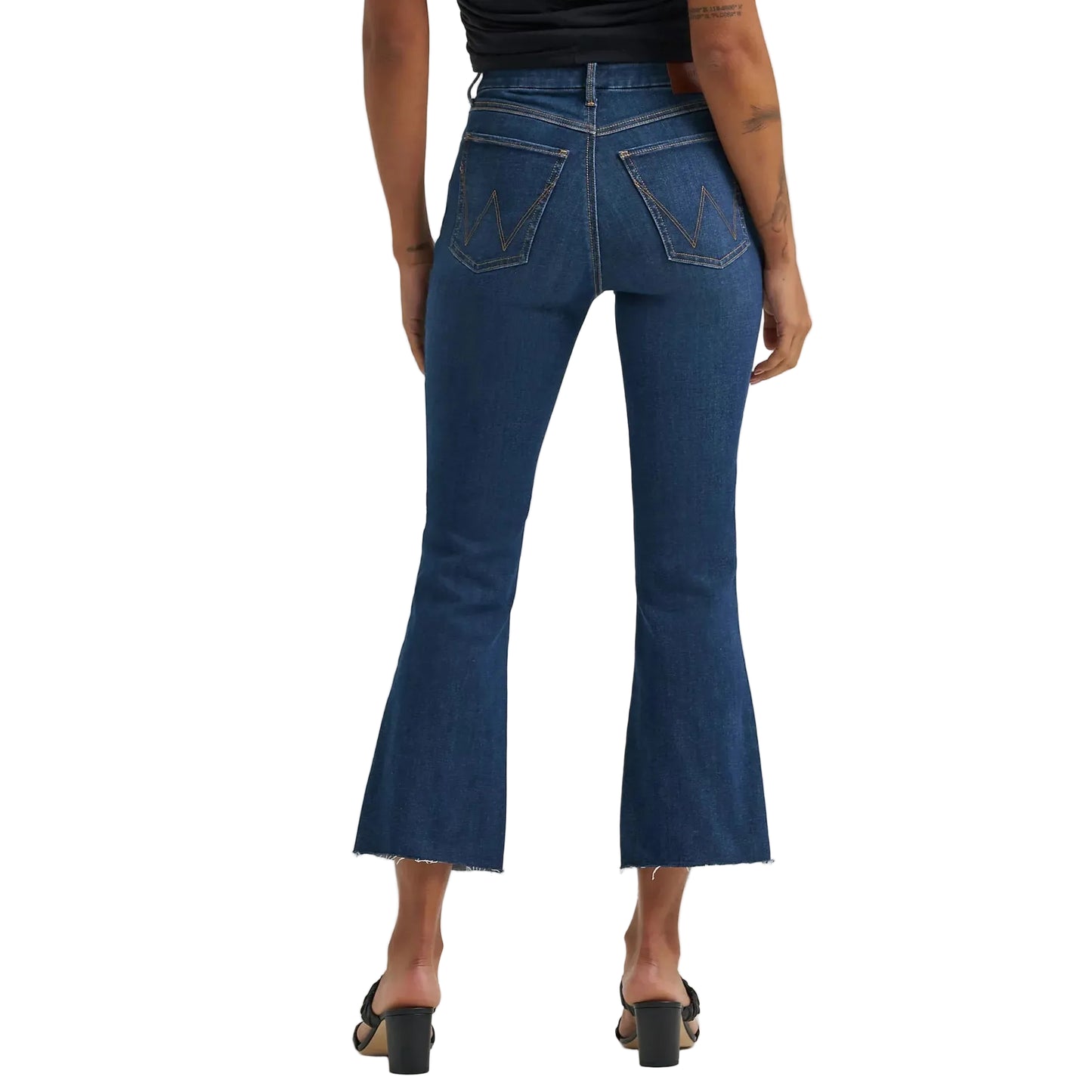 Wrangler Women's Bespoke Slim Kick Flare Jean - Rosa