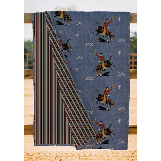 Ida Mae Lazy J Chambray Quilt-