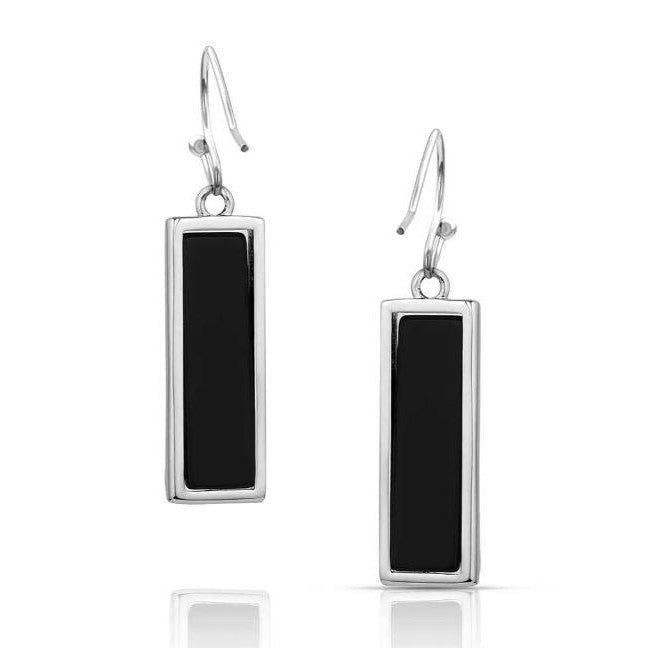 Montana Silversmiths Majestic Twilight Earrings- Onyx