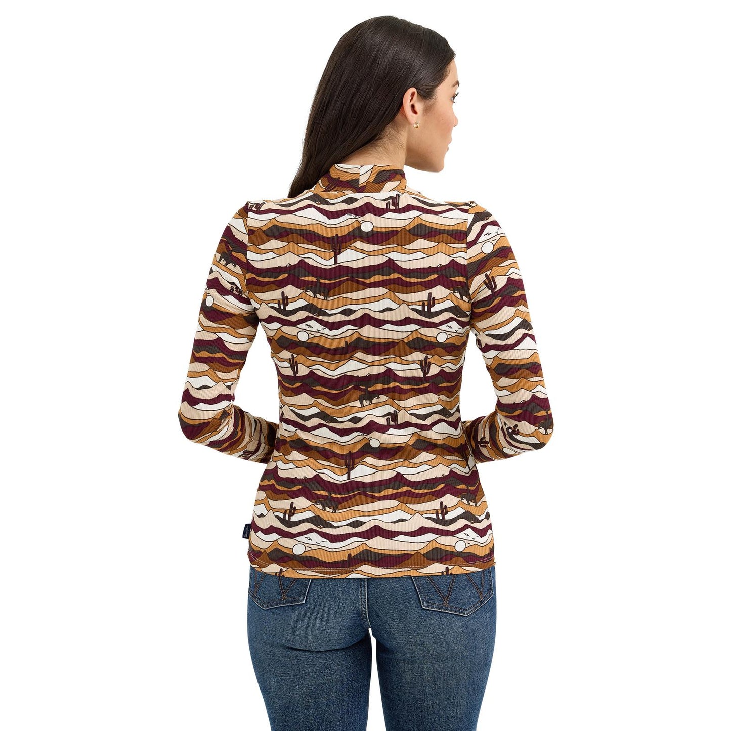 Wrangler Women's Western Vintage Shirt- Brown