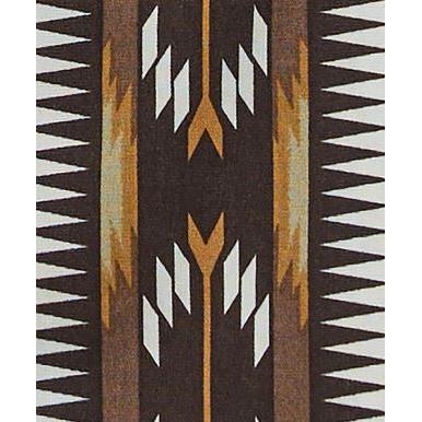 Wrangler Baby Boy Aztec Short Sleeve Shirt- Brown