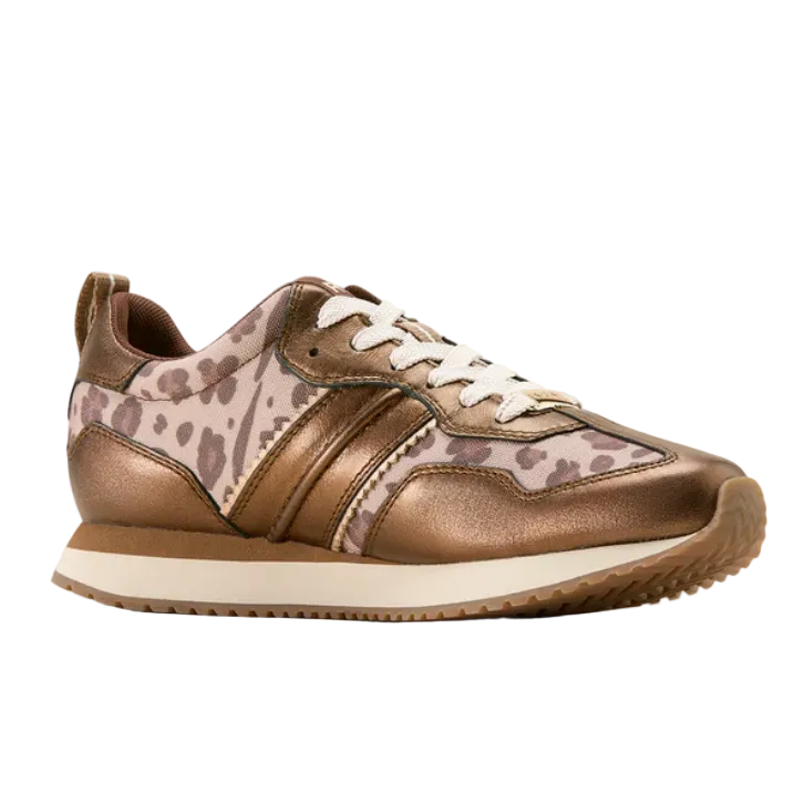 Ariat Womens Bronzed Leopard Running Shoe