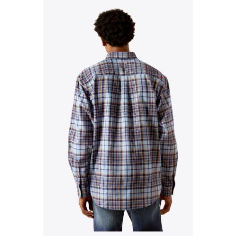 Ariat Men's FR Cienega Long Sleeve Work Shirt- Placid Blue