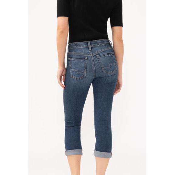 Silver Women's Suki Midrise Capri-Indigo