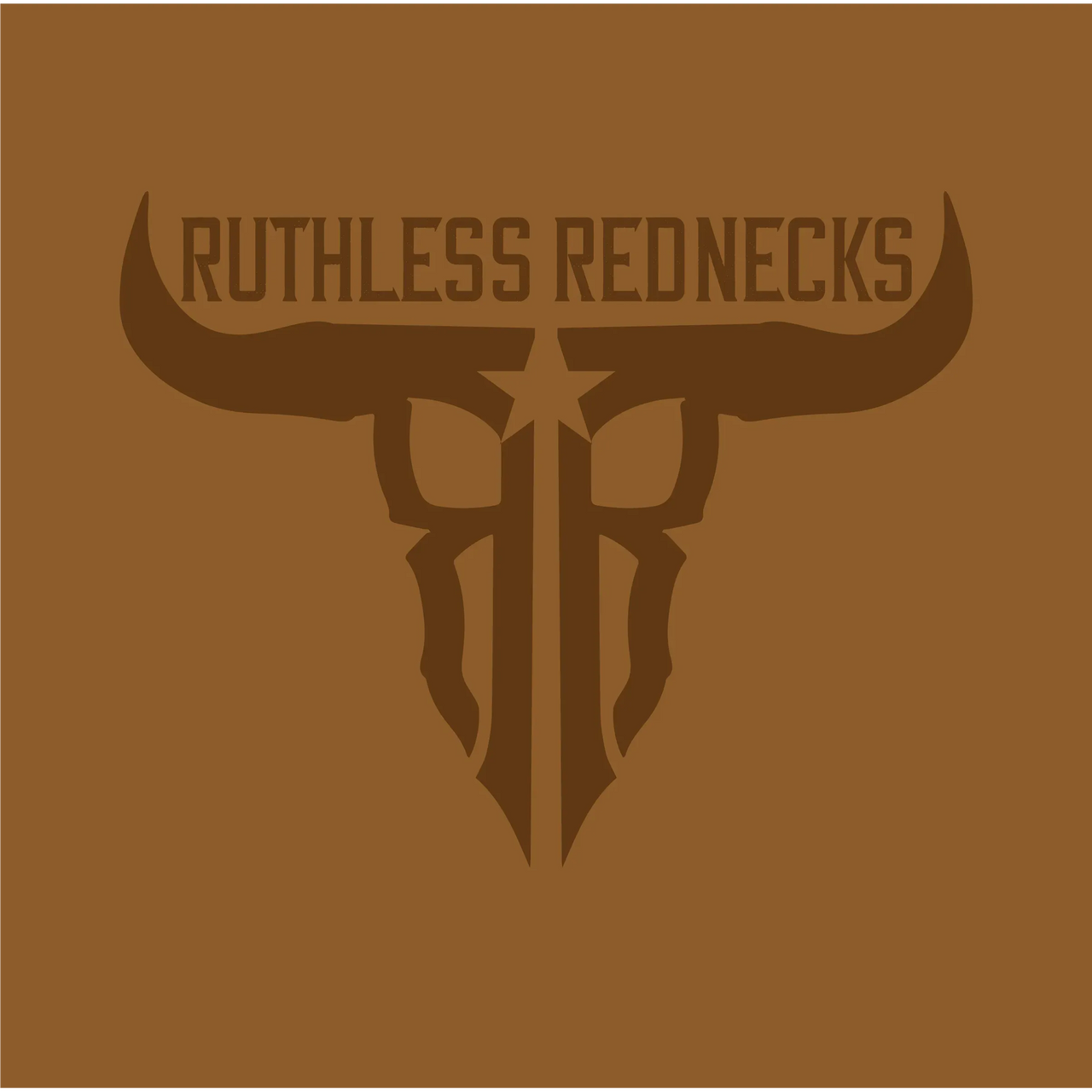 Ruthless Rednecks Raw Talent Heavyweight 10 oz Long Sleeve Hoodie- Sandstone