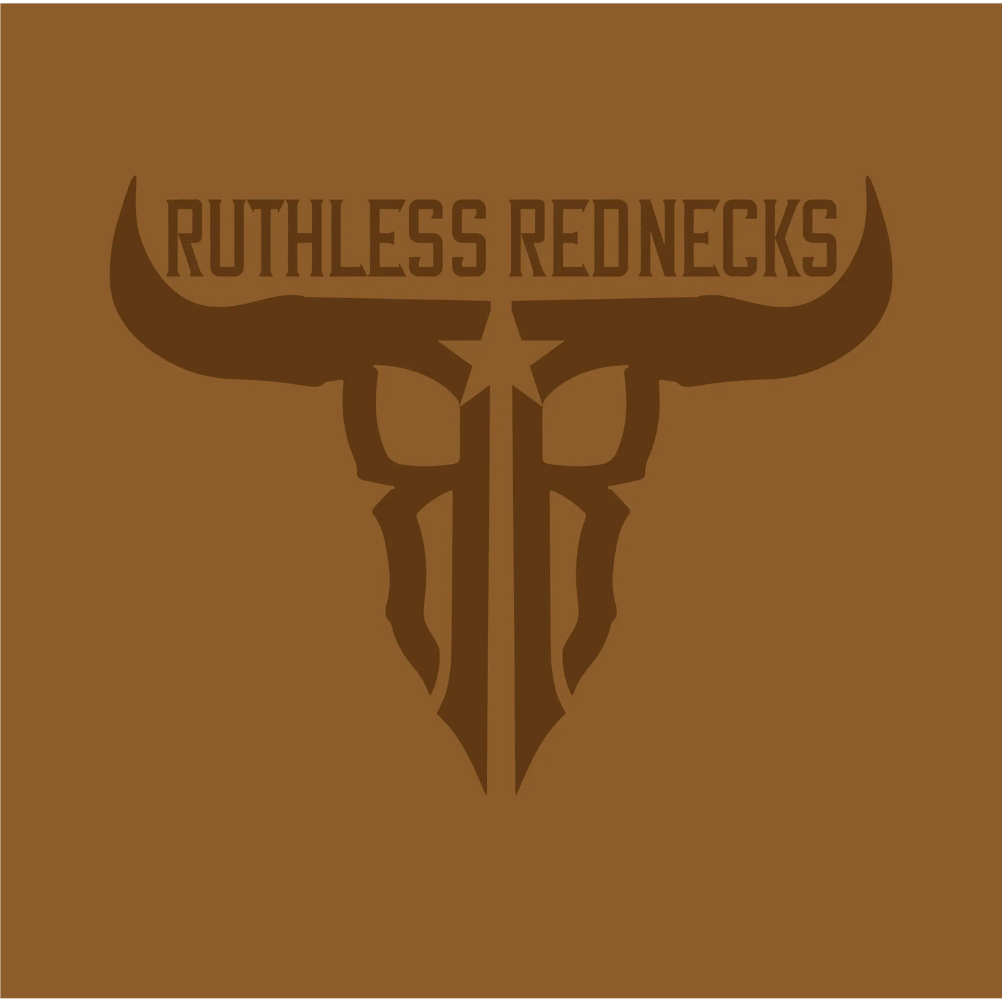 Ruthless Rednecks Raw Talent Heavyweight 10 oz Long Sleeve Hoodie- Sandstone