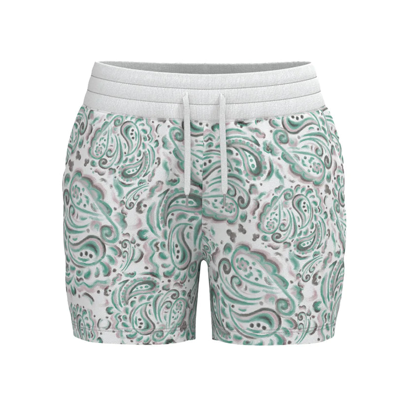 Hooey Women's Oasis Shorts - Turquoise Paisley Pattern
