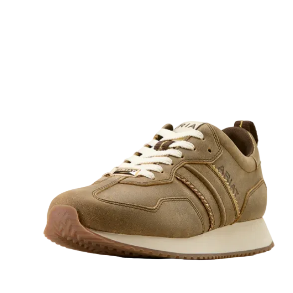 Ariat Women's Ranch Lace Up Runner - Brown Bomber
