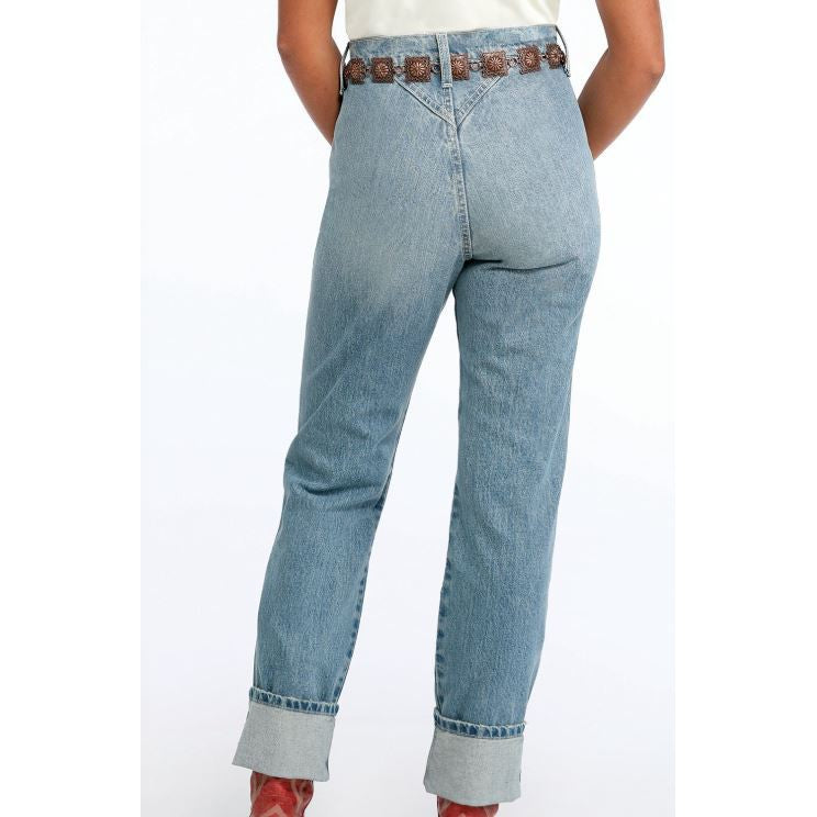 Cinch Women's Quinn Bareback Jeans- Light Stone