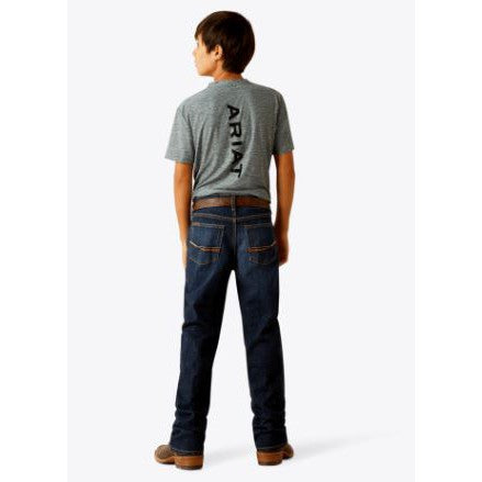 Ariat Boy's B4 Relaxed Rolland  Boot Cut Jeans - Pima