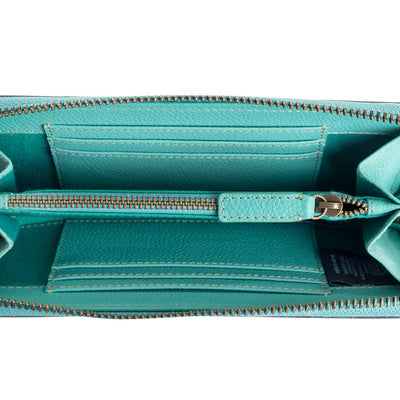 Myra Women's Sunset Valley Wallet-Turquoise