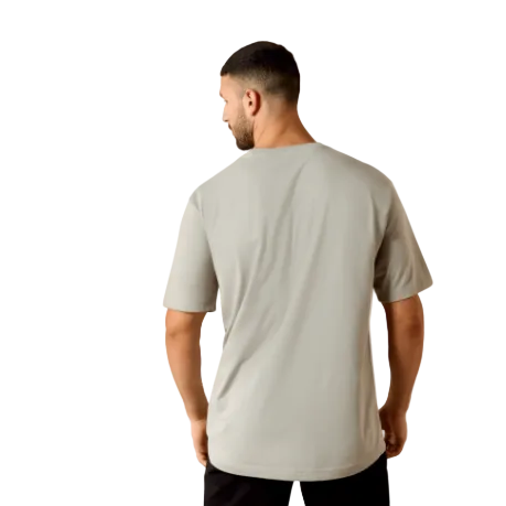 Ariat Men's Rebar Workman Short Sleeve Tee Shirt- Limestone