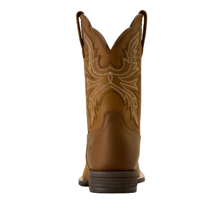 Ariat Youth Westwood Wide Square Toe Western Boot- Distressed Brown - Irvine Tack &amp; Western Wear