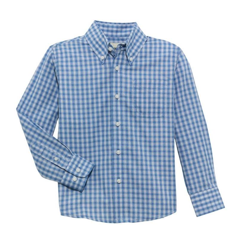 Wrangler Boy's Riata Long Sleeve Shirt - Assorted Colours - Irvine Tack & Western Wear