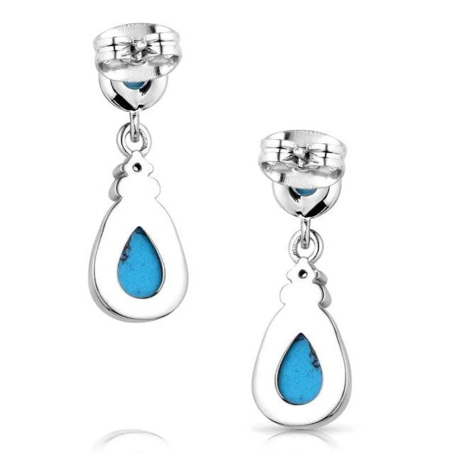 Montana Silversmiths Blue Sand Earrings - Turquoise