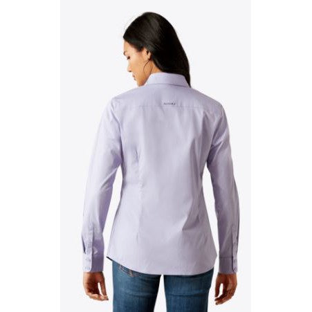 Ariat Women's Long Sleeve Kirby Stretch Shirt- Sweet Lavender