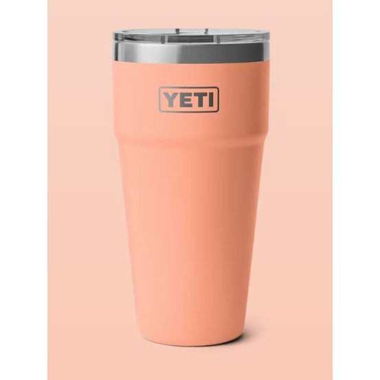 Yeti Rambler 887ml Stackable Cup w/Magslider Lid - Lowcountry Peach