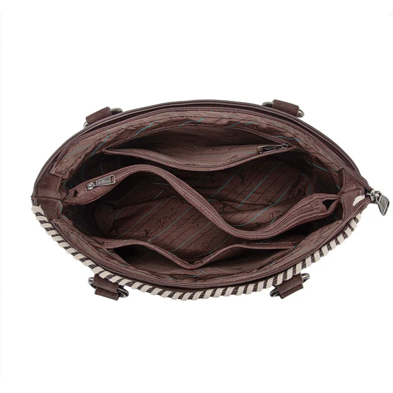 Montana West Floral Tote Bag - Dark Brown