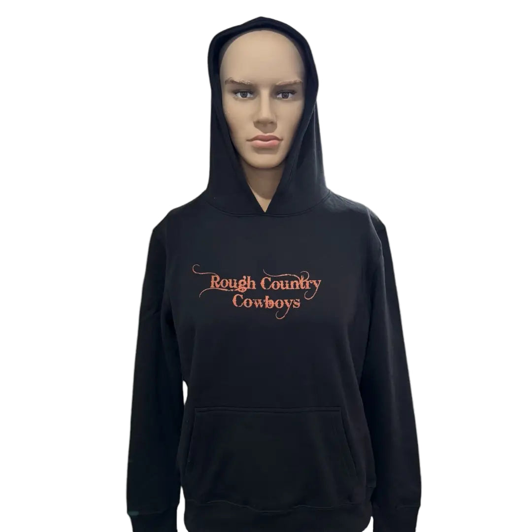 Rough Country Cowboys OG Unisex Long Sleeve Hoodie - Black