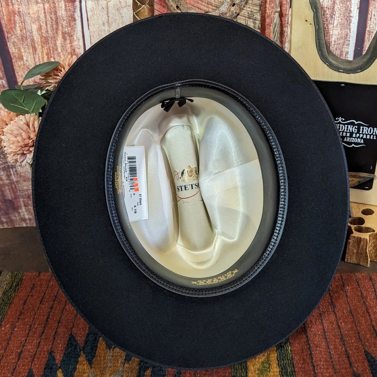 Stetson Open Road 6X Felt Cowboy Hat- Black