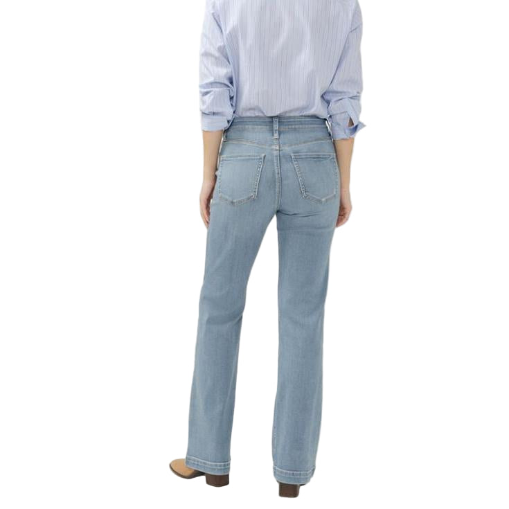 Silver Women's Avery High Rise Trouser Jeans- Mateo