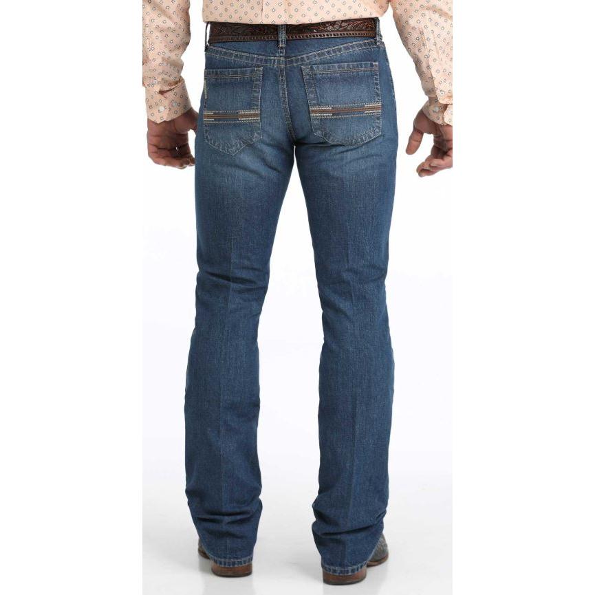 Cinch Men's Ian Slim Fit Jean- Indigo Medium Stone - Irvine Tack & Western Wear