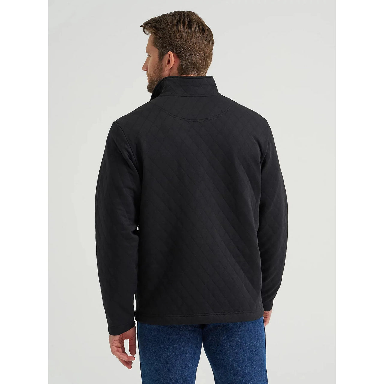Wrangler Men's George Strait 1/4 Zip Quilted Pullover Hoodie - Multiple Colours