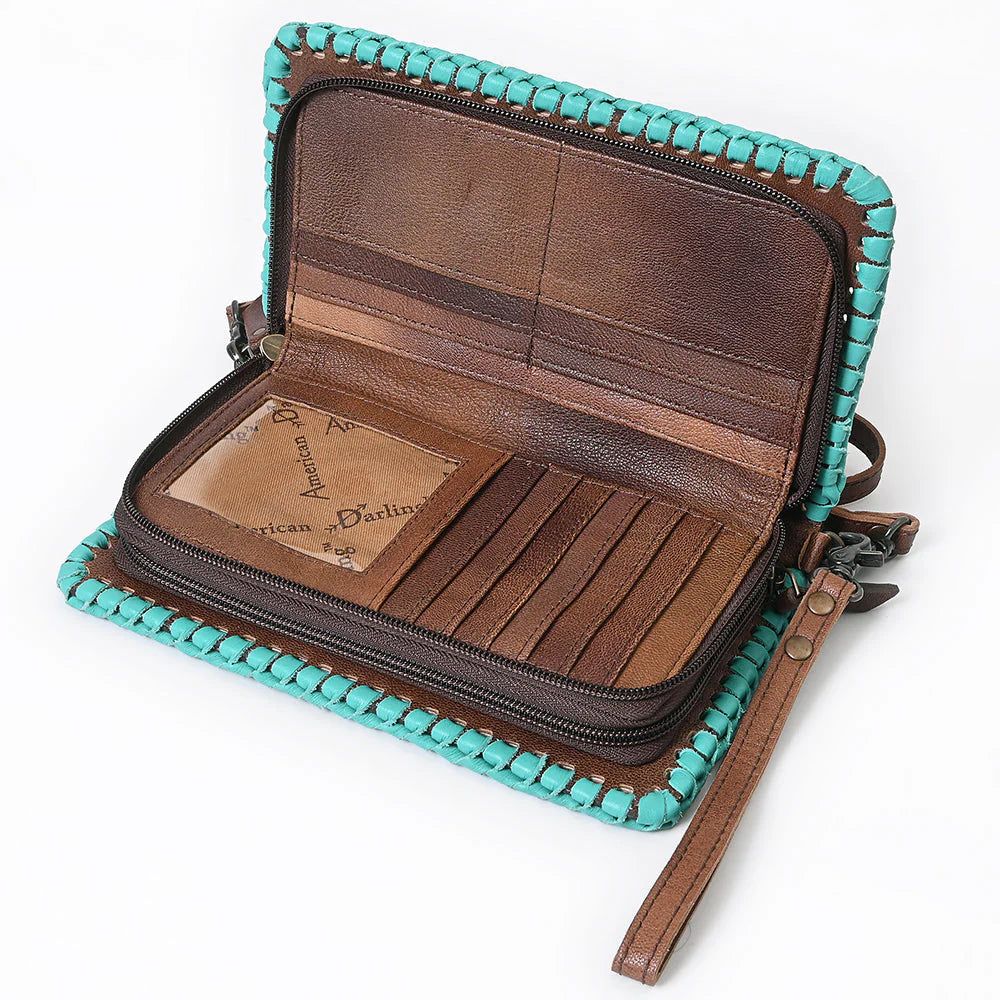 American Darling Hand Tooled Leather Organizer