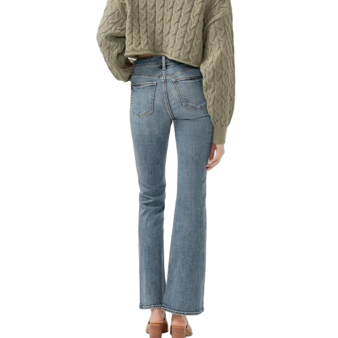 Silver Women's Suki Midrise Bootcut Jeans - Medium Indigo