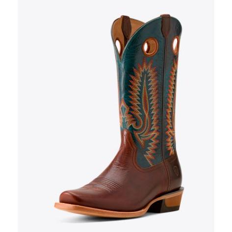 Ariat Men's Southland Narrow Cutter Toe Cowboy Boot- Conquest Brown