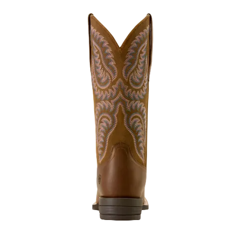 Ariat Women's Cattle Caite Stretchfit Western Boot- Distressed Brown - Irvine Tack & Western Wear