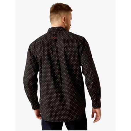 Ariat Men's Long Sleeve Westbrook Classic Fit Shirt- Black