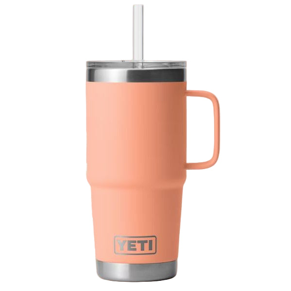 YETI Rambler 739 mL Straw Mug with Straw Lid - Lowcountry Peach