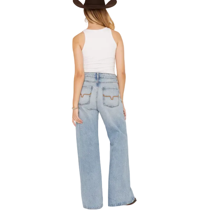 Kimes Women's Zoey High Rise Jeans - LIGHT WASH
