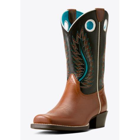 Ariat Youth Futurity Fort Worth Western Boot- Coyote Brown