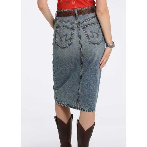 Cinch Women's Midi Skirt - Medium Stone